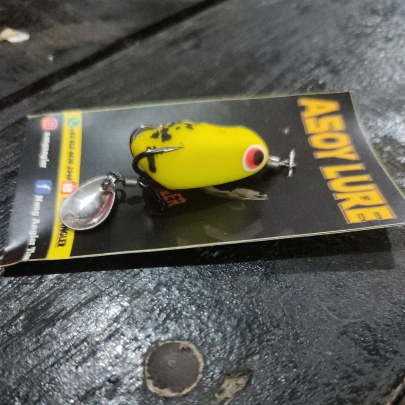 SOFT FROG MINI 3CM ASOY LURE (NENG ANGLER) I UMPAN CASTING IKAN GABUS