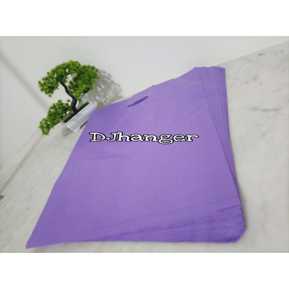 Kantong Plastik baju Oval polos HD Uk. 35x45 (isi 100 lembar)