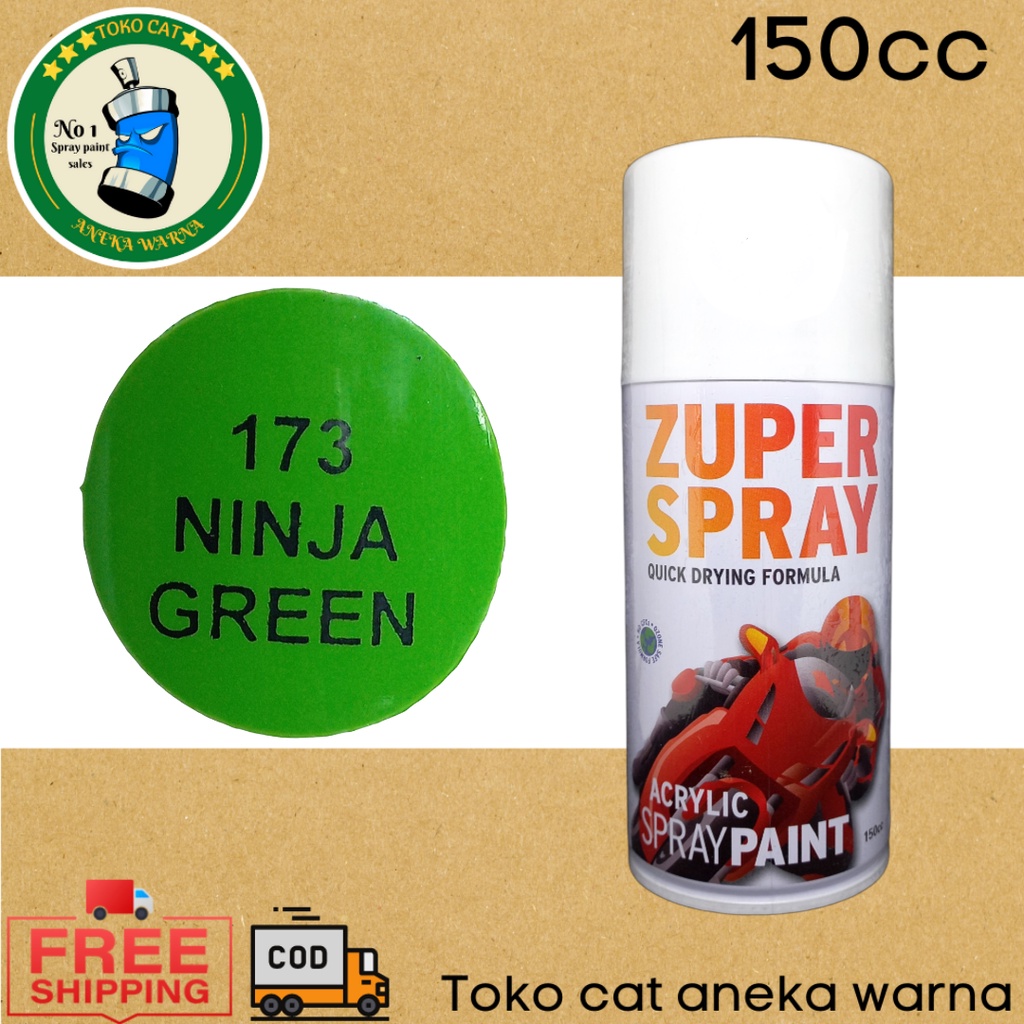 cat semprot 150cc ninja green zuper spray produk dari rj london spray paint pilok pilox