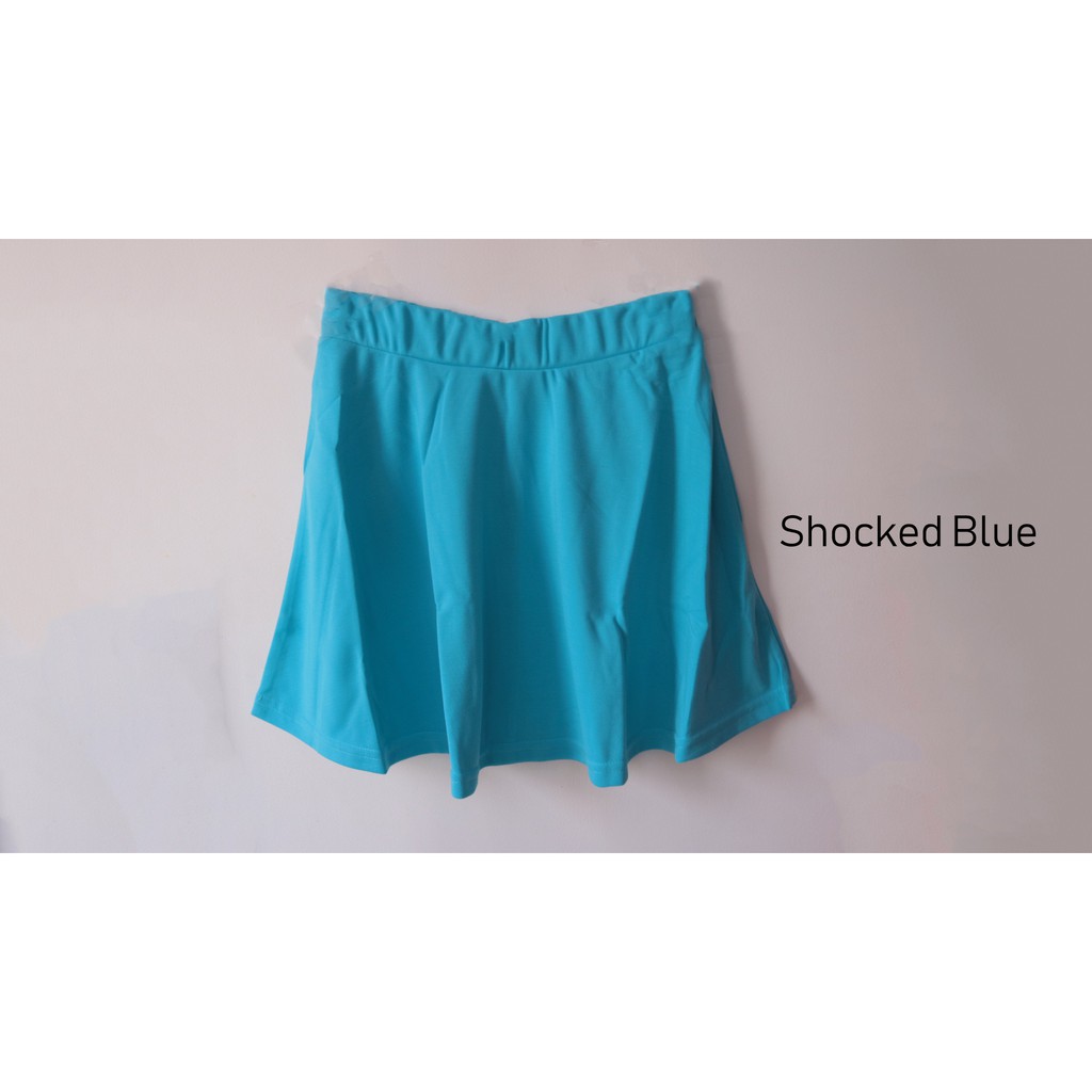 HYERIES Rok Korea Flare Mini Skirt A line / Rok Pendek Polos / Rok Scuba / Short Skirt