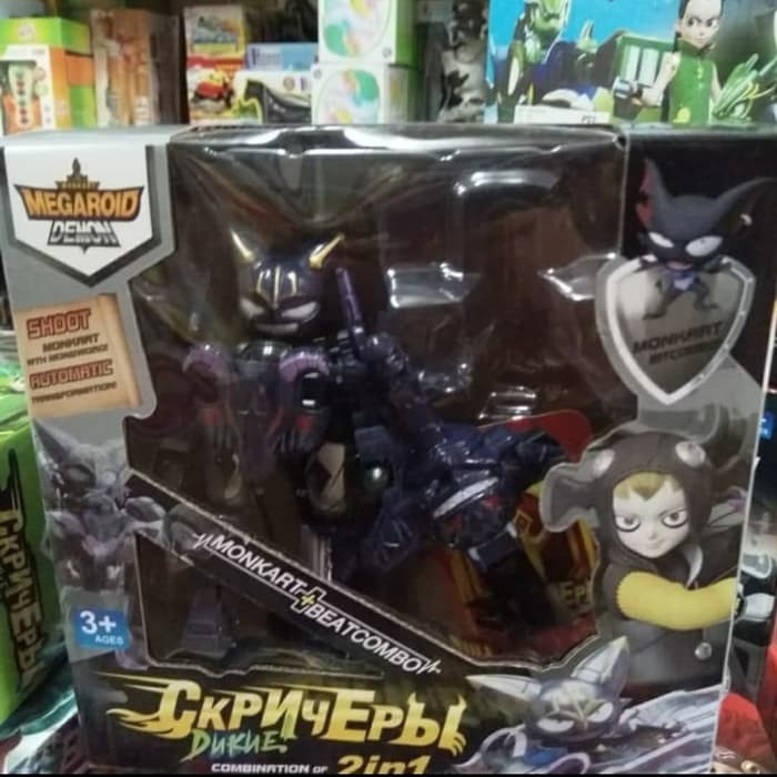 MONKART ROBOT MAINAN MEGAROID MAINAN MEGAROID