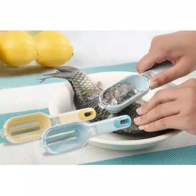 *COD*Alat pembersih sisik Ikan dengan tempat pembuangan / Peeler X039