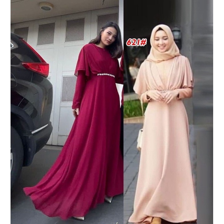 621# dres muslim wanita/ baju wanita terbaru/baju wanita termurah