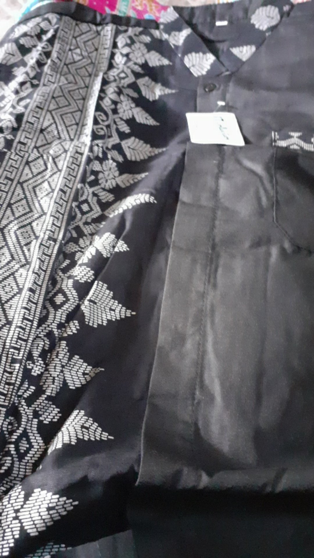 Cod- Dt Collection Kemeja Hem Batik  Pekalongan Kombinasi Kerah Koko