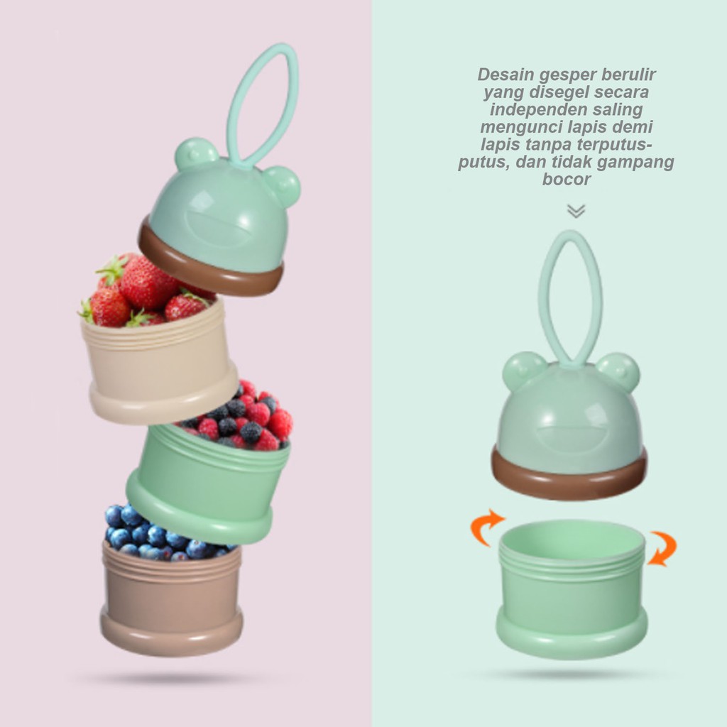 PROMO 10.10 PUNCAK ☀ACCBAYI☀ ACC0006 BOTOL PENYIMPANAN SUSU BUBUK BAYI BOTOL SUSU PORTABEL