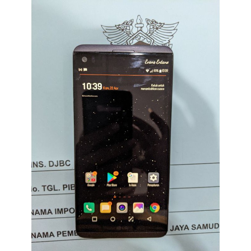handphone LG v20 dual sim