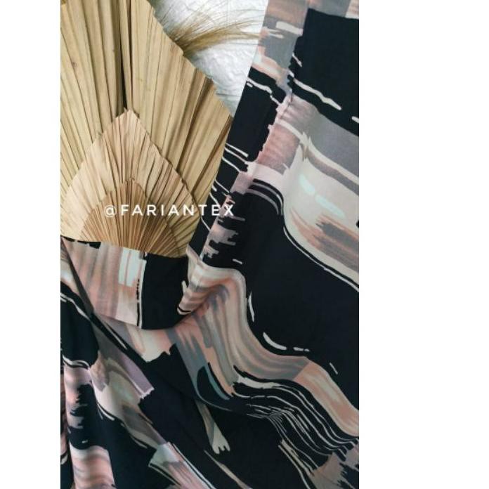 Dapetin Sekarang  kain rayon viscose/kain rayon motif tie dye/kain rayon motif/bahan kain rayon mot