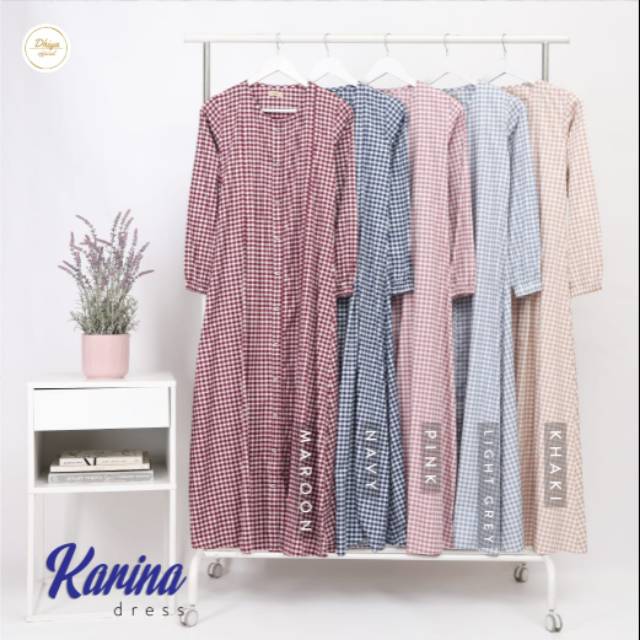 Karina Daily Dress by dhiya official (5 warna)