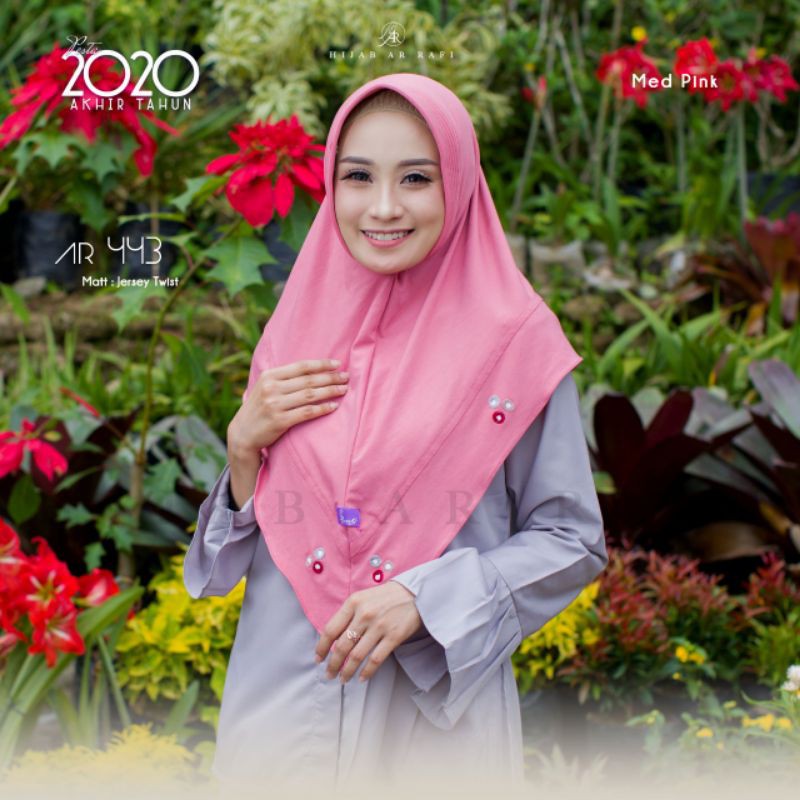 Arrafi Hijab Kode Ar 443 / jilbab kerudung bergo antem instant murah laris-7