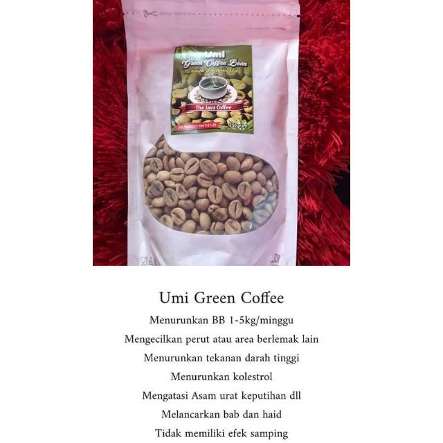 

Ummi green coffee