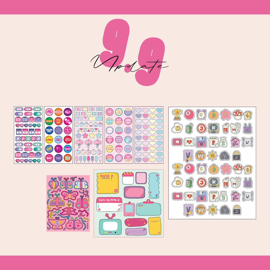 

[NAKASHAKI] - September Releases Stickers