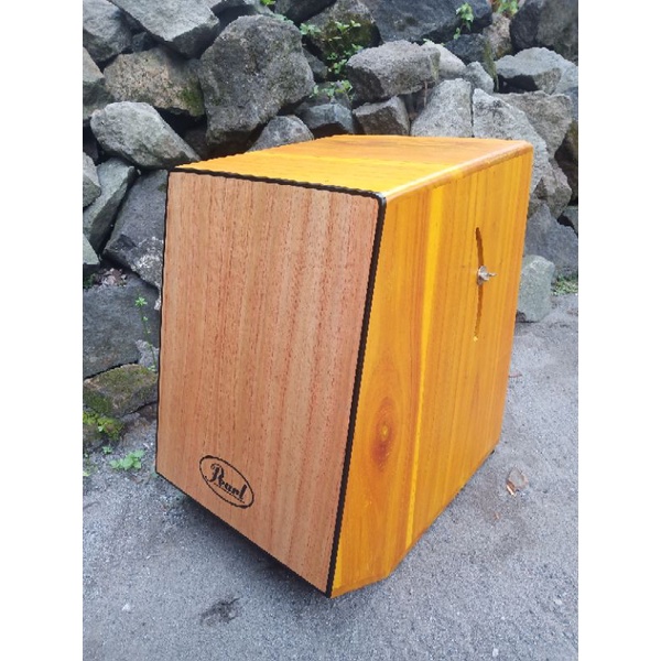 Kajon / Cahon Akustik Elektrik Bahan Full Kayu mahoni murah free packing buble wrap