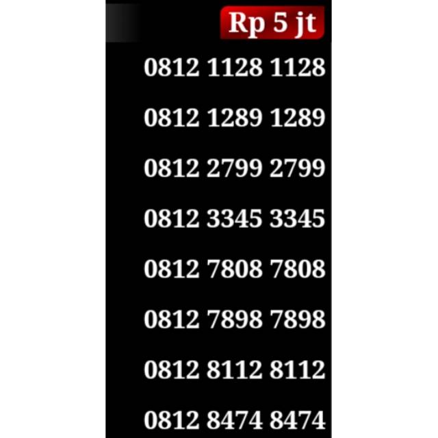 Nomor nomor cantik simpati hoki murah