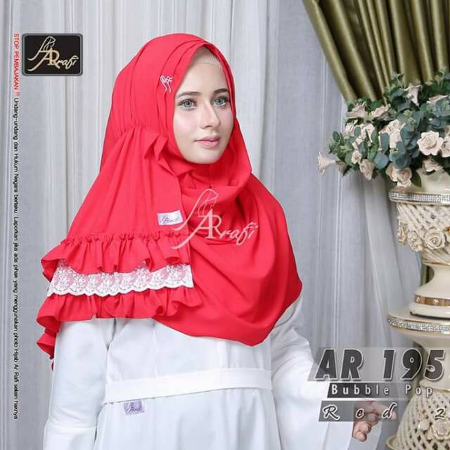 Hijab ArRafi... Pasmina instant kode Ar 195 by ArRafi...