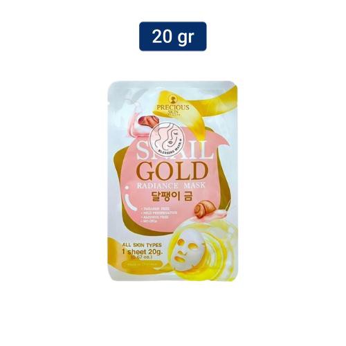 Precious Skin Snail Series Snail Gold Radiance Mask 20 gr