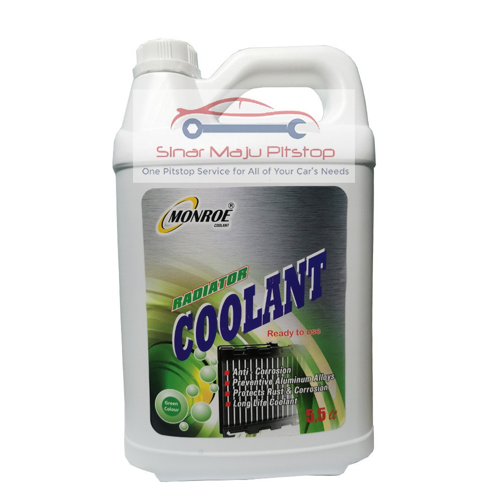 MONROE Radiator Coolant - Air Radiator Mobil Coolant Cairan Hijau 5.5 Liter TEKNOLOGI JEPANG