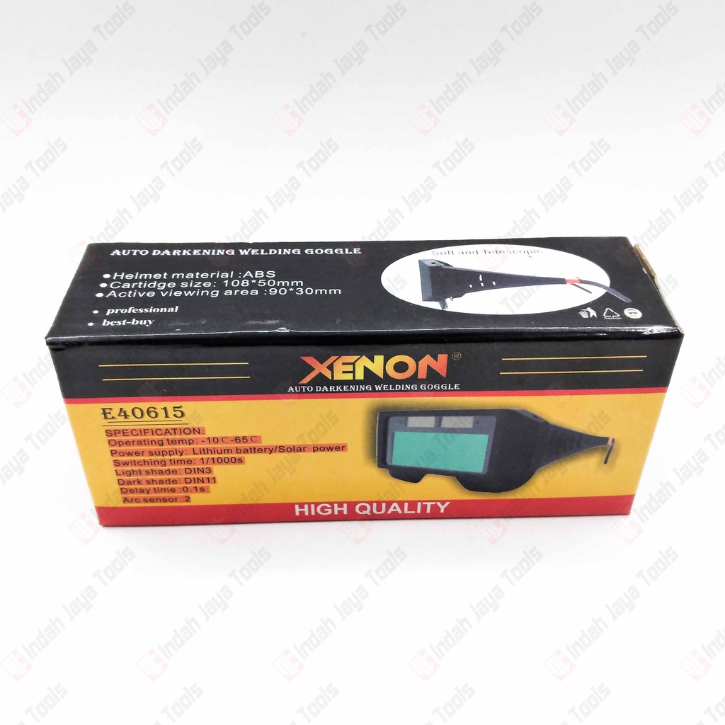 XENON 40615 Kacamata Las Otomatis - Welding Glass Auto Darkness Safety