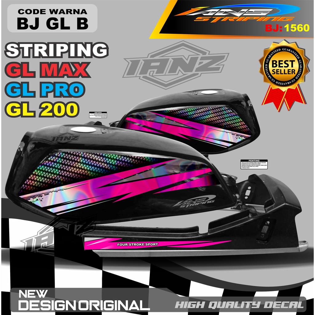 VARIASI STRIPING GL MAX TERBARU / STRIPING GL PRO MAX VARIASI HOLOGRAM / STRIPING GL