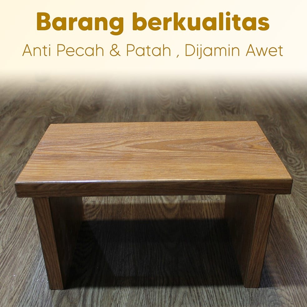 Dingklik kayu jati / dingklik kayu min / dingklik kayu jengkok