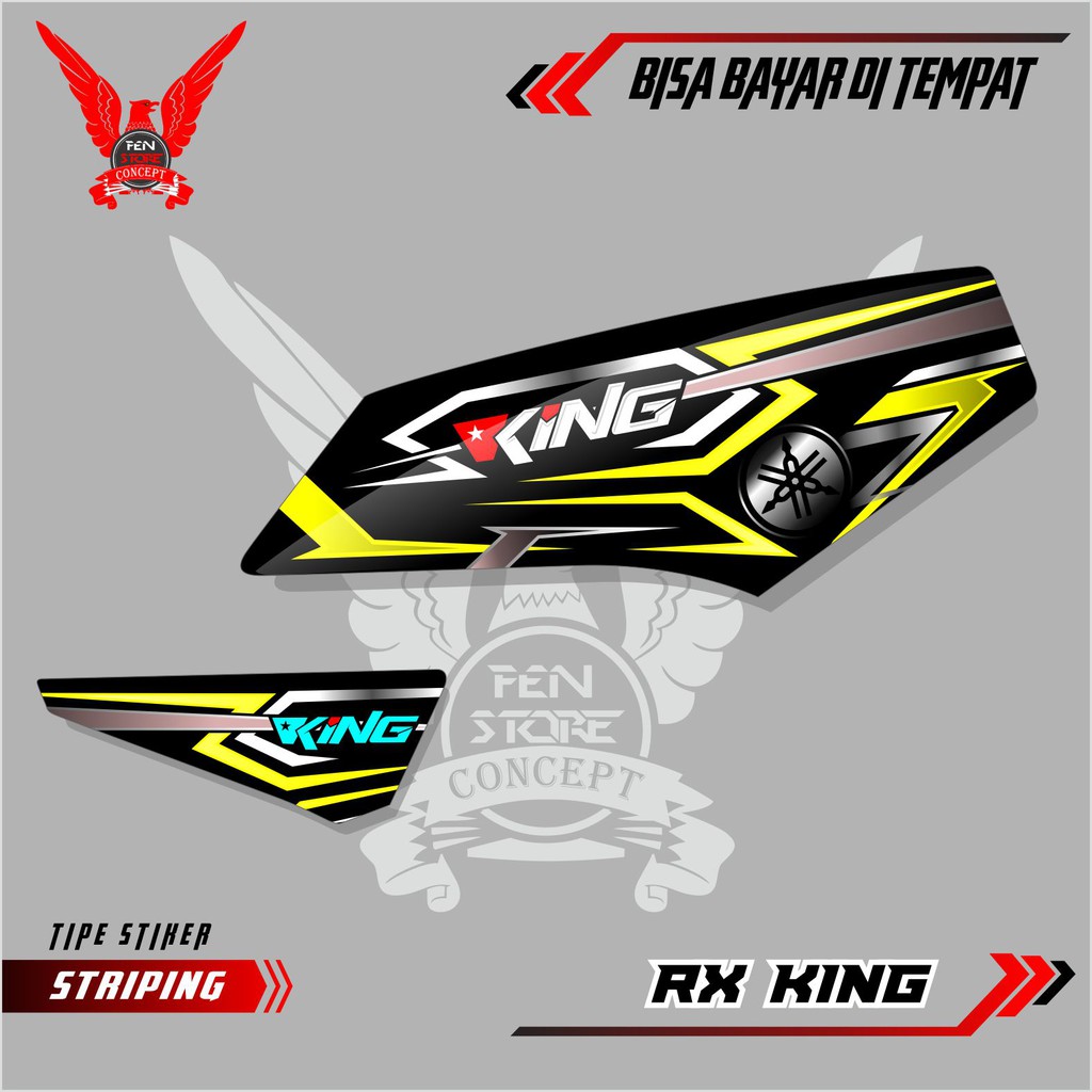 Striping Rx King Variasi 2004 2008 Setriping RX King Variasi A015 Variasi Motor RX KING