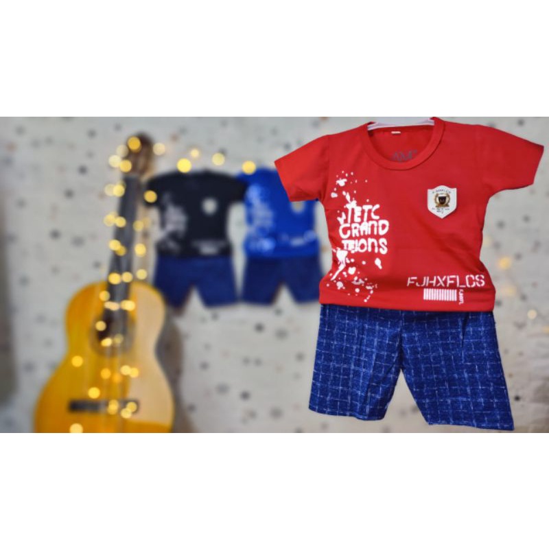 Setelan anak laki-laki&quot;FJHXF Fashion&quot; Size 1-5th bahan Ducati Katun Spandek Premium