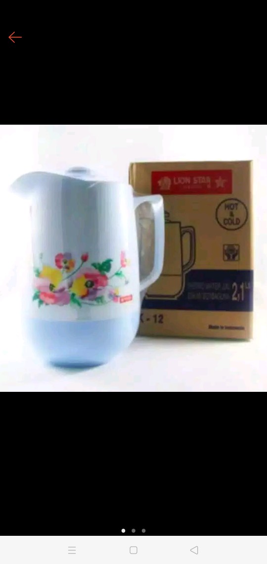 Thermo Water Jug 2.1 L Lionstar / Eskan / Teko Untuk Panas Dan Dingin