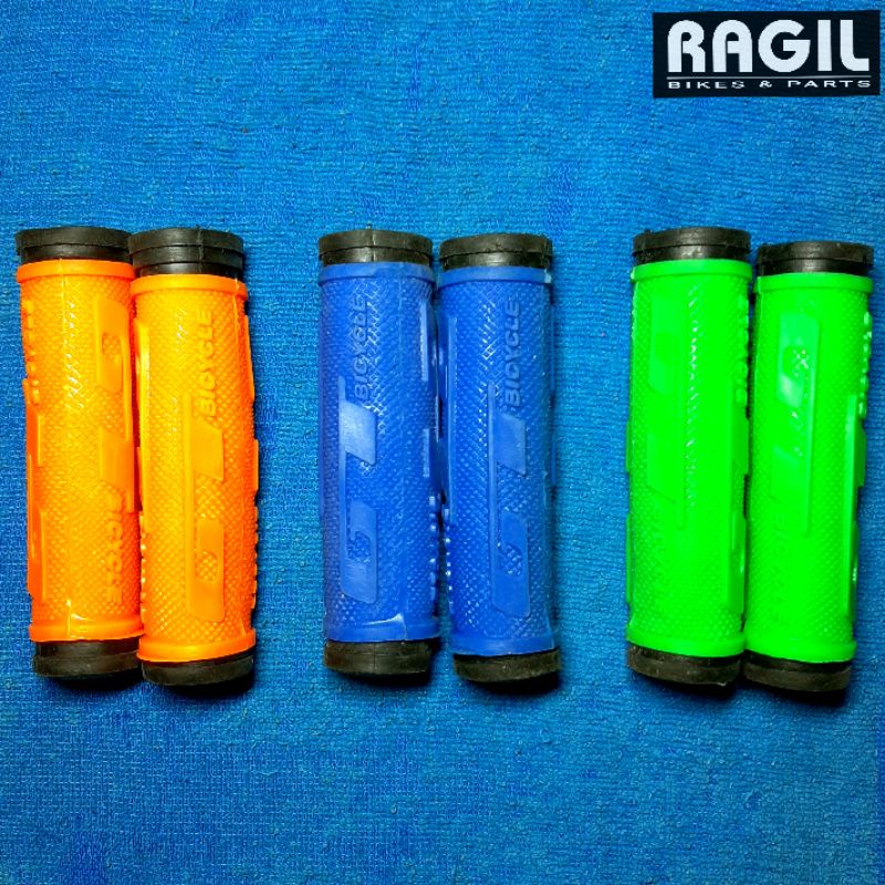 HANFAT SEPEDA BMX GT HANDGRIP HAND GRIP HANDLE GRIP WARNA ORANYE HIJAU BIRU HITAM MERAH HANPAT