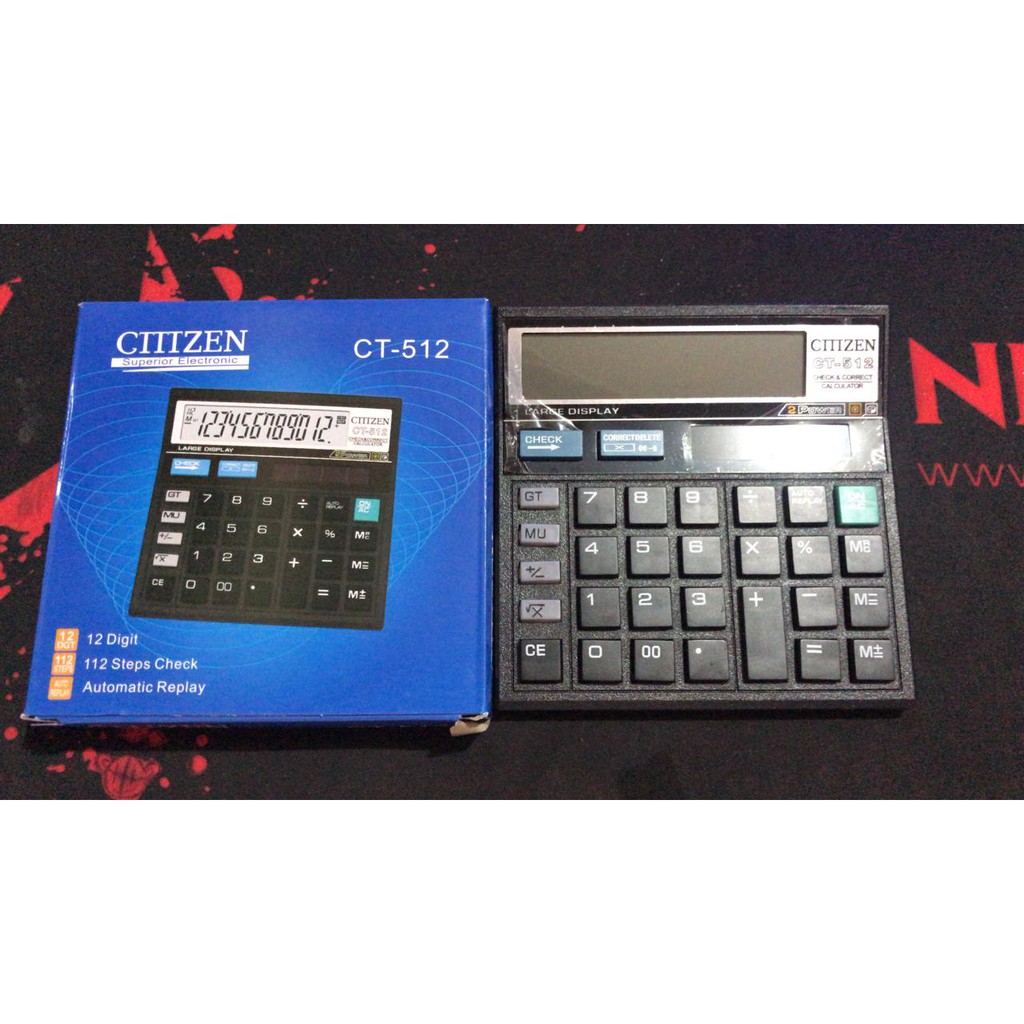 Kalkulator  Citizen CT 512 12 / Calculator