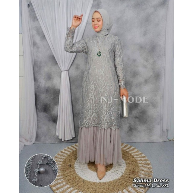 IndahKebaya | GAMIS MAXY TILLE MIX TUTU / KEBAYA GAMIS DRESS OUTFIT MUSLIMAH / BAJU WANITA TERMURAH