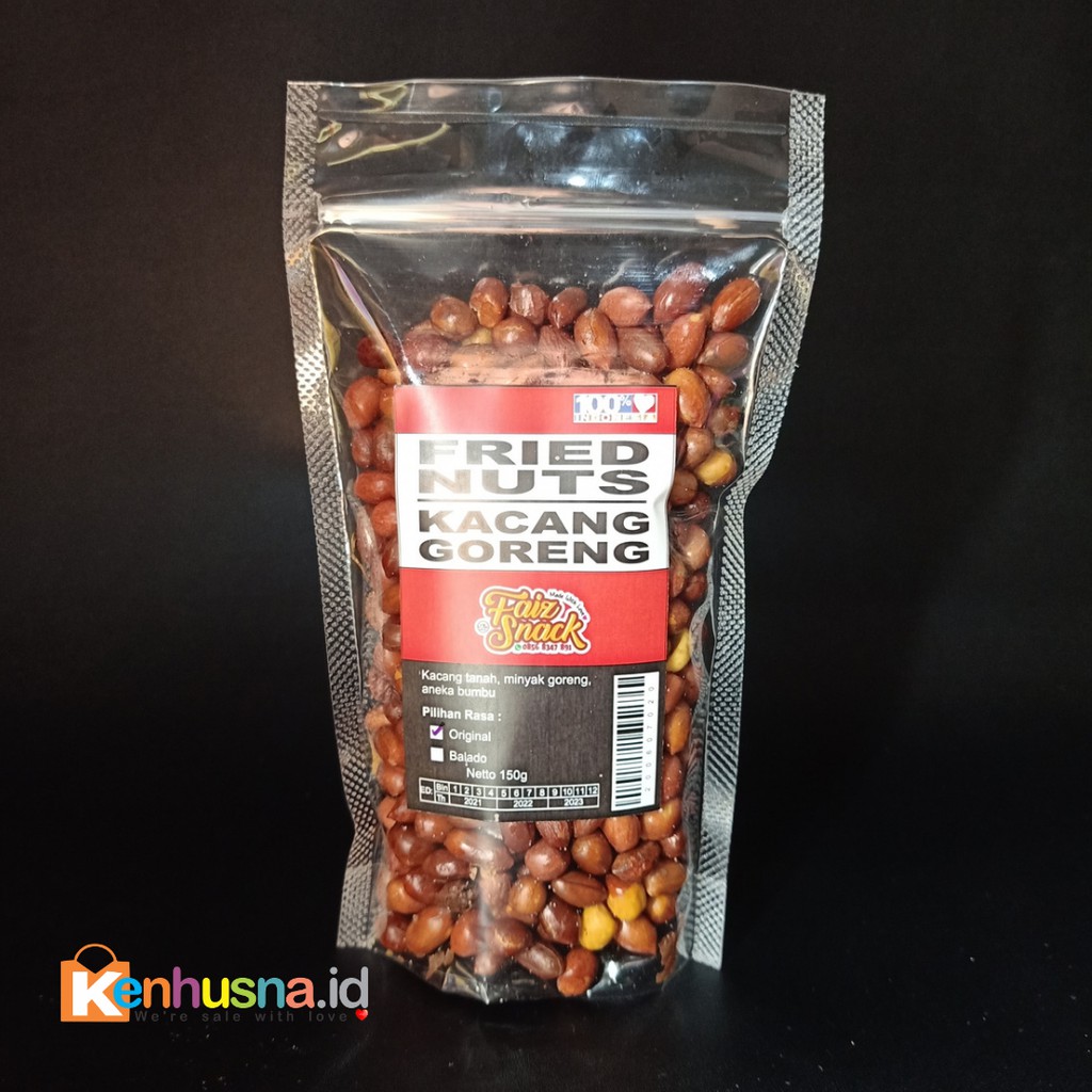 

Kacang Goreng / Kacang Sambal Rasa Balado / Original Kemasan Toples 250g / Pouch 150g