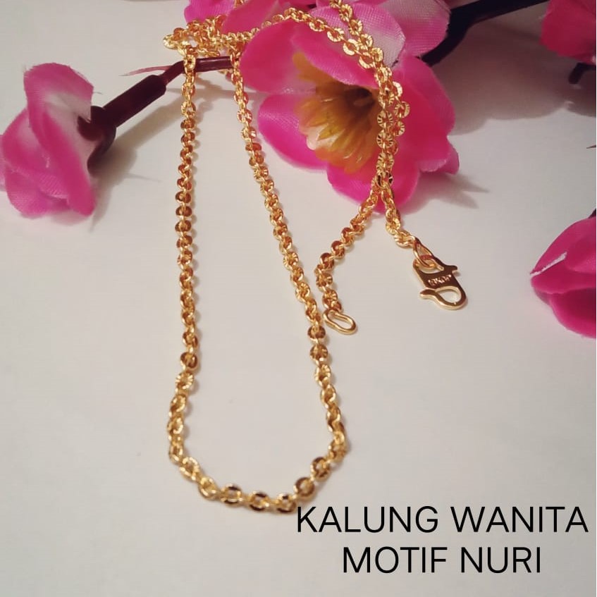 Kenten Acc - Kalung Rantai Perhiasan Wanita Warna Emas Xuping / Kalung Nori E-1