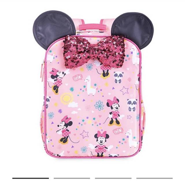 minnie mouse backpack with wheels