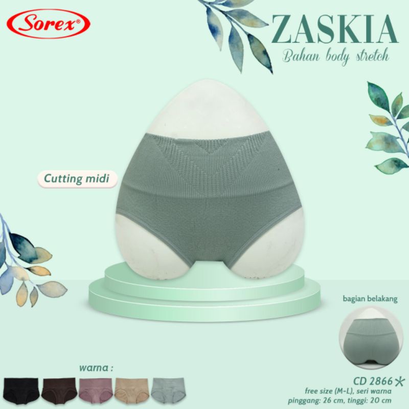 Sorex celana dalam Semi Corset Body Stretch 2866 zaskia