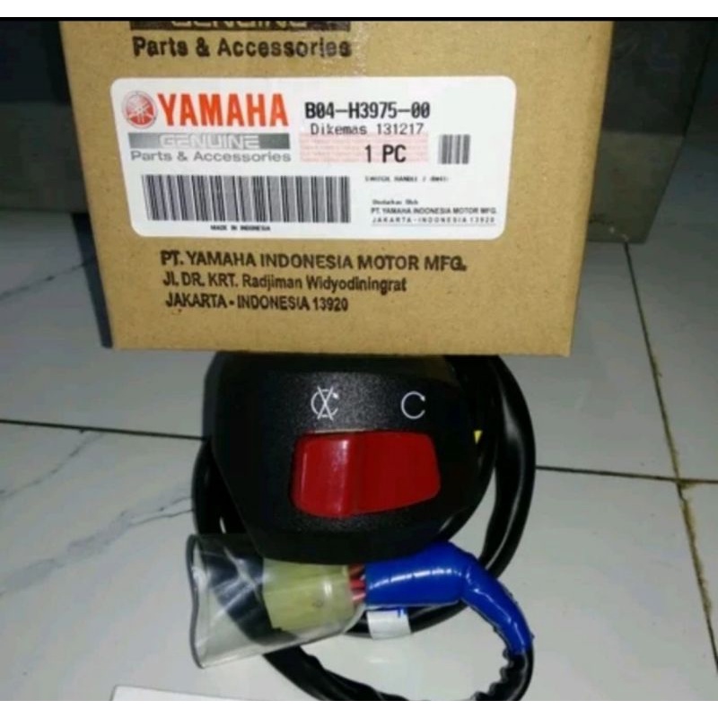 HOLDER SAKLAR KANAN MT25 MT 25 ASLI ORI YAMAHA B04 H3975 00
