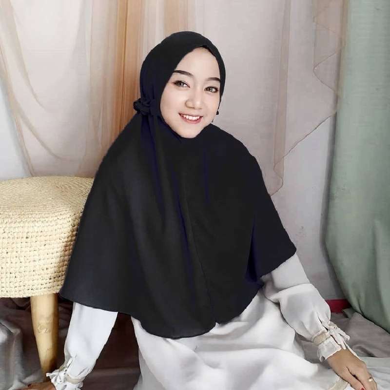 HIJAB INSTAN BERGO TALI KRIWIL KERUDUNG JILBAB HITS