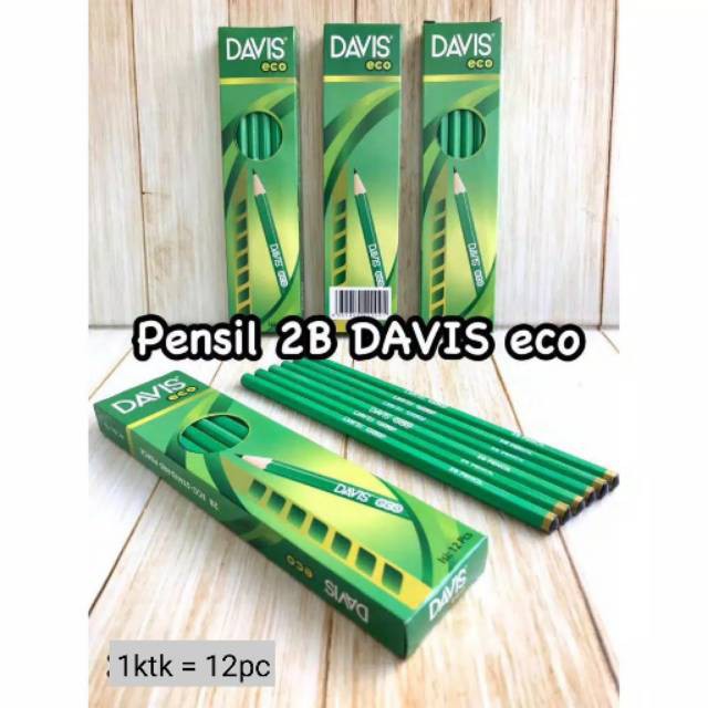 

AS2 Pensil Davis 2B Eco Hijau (12 PCS)