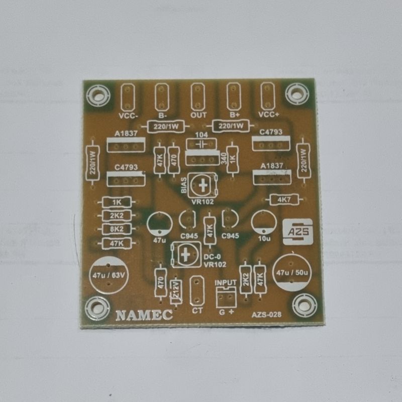 PCB Driver Amplifier NAMEC Pro Fiber FR4 AZS