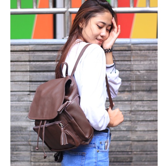 ESCORTBAGS TAS Backpack Korea Tas Ransel Batam Kulit Sintetis