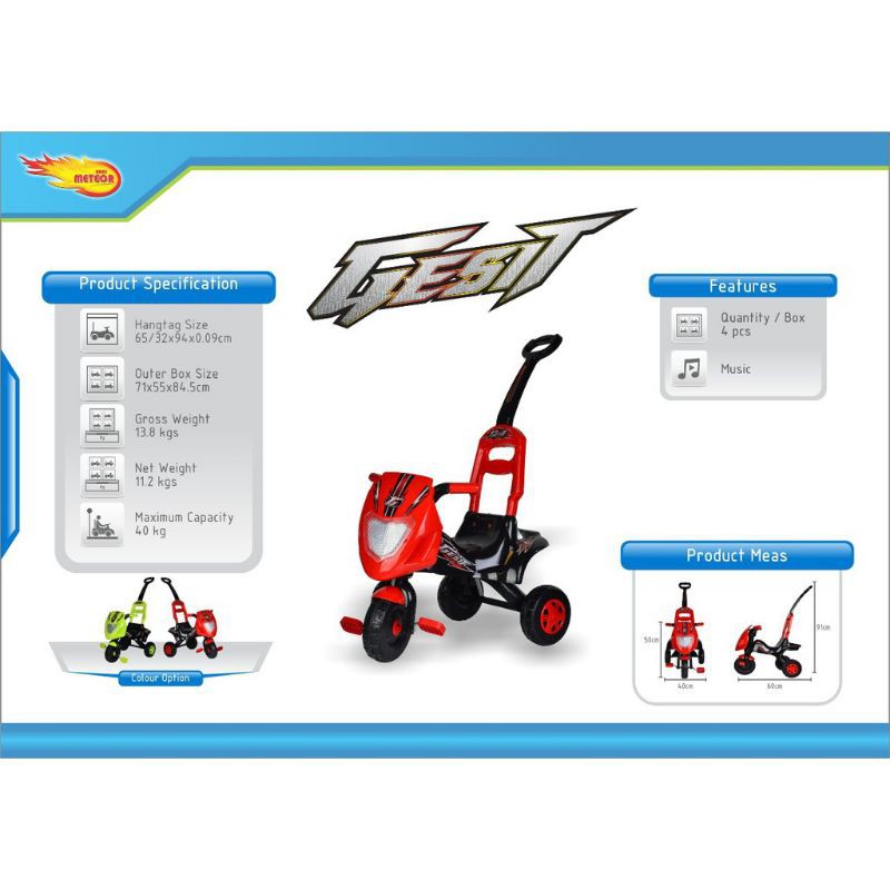 Yotta Tolo Car Si Gesit Motor Dorong Anak