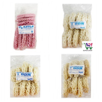 Kerupuk Aci DDN Biasa / Bantat / Gosong / Pink VAKUM (isi 10 pcs)