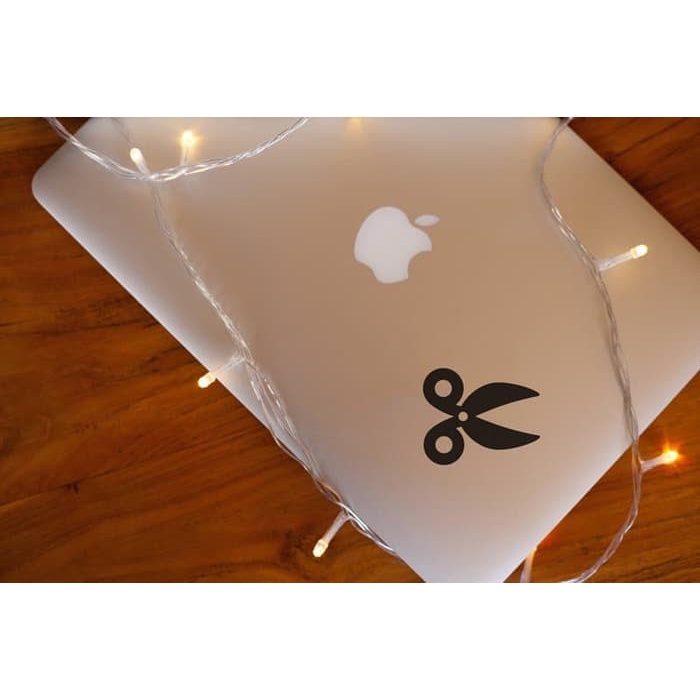 Wow Decal Sticker Macbook Apple Stiker Gunting Laptop Sale
