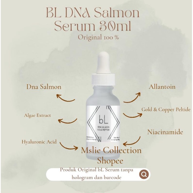 BL DNA salmon serum 30ml with 1500 ppm UNTUK SCAR FLEK PORI BESAR