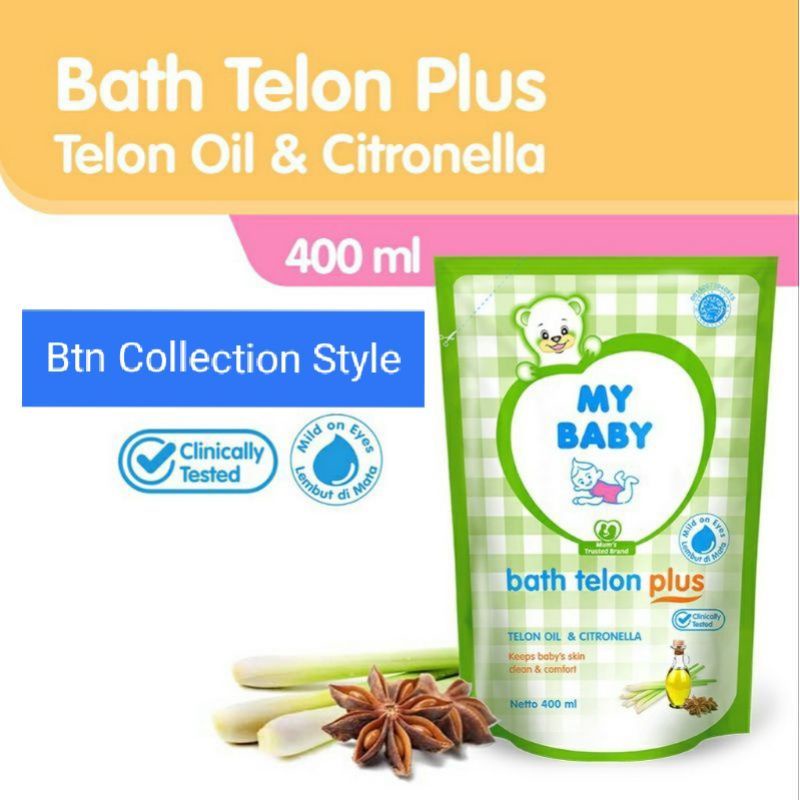 My Baby Bath Telon Plus 200Ml / Sabun Mandi Bayi