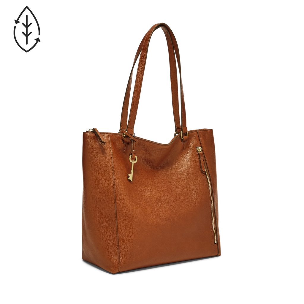 Fossil Tara Shopper Brandy Leather Tas Wanita - ZB1475-213