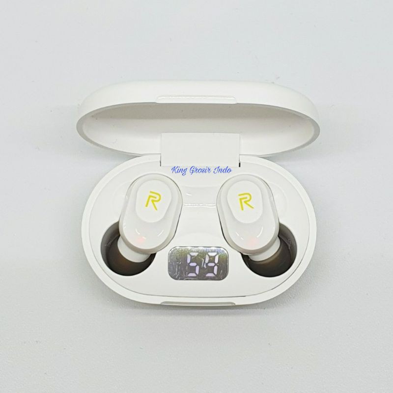 Headset Bluetooth Airdots Realme Buds  Plus Wireless LED ( Model Touch )