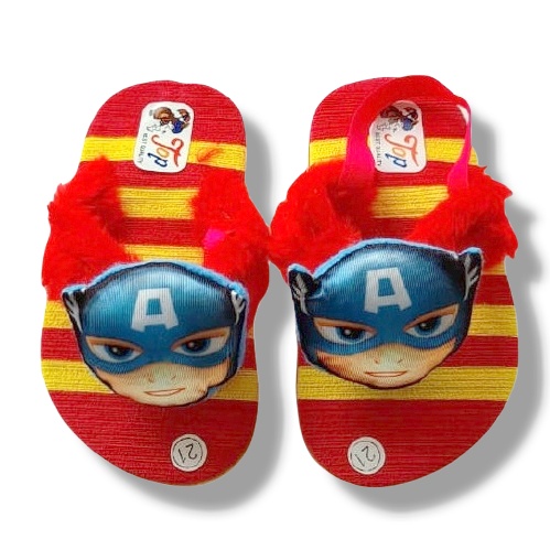 Sandal Bayi Boneka Kapten Amerika Lucu