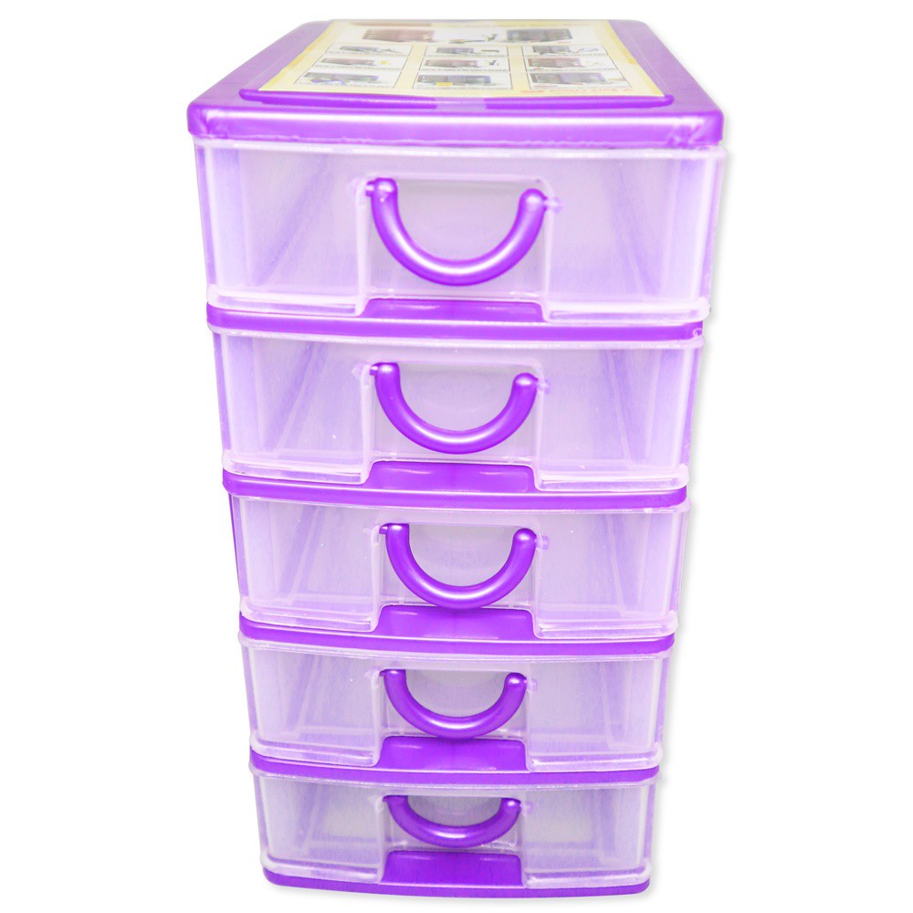 Victory Mini Container S Susun 5 Ukuran 13,5 x 18,5 x 26 cm