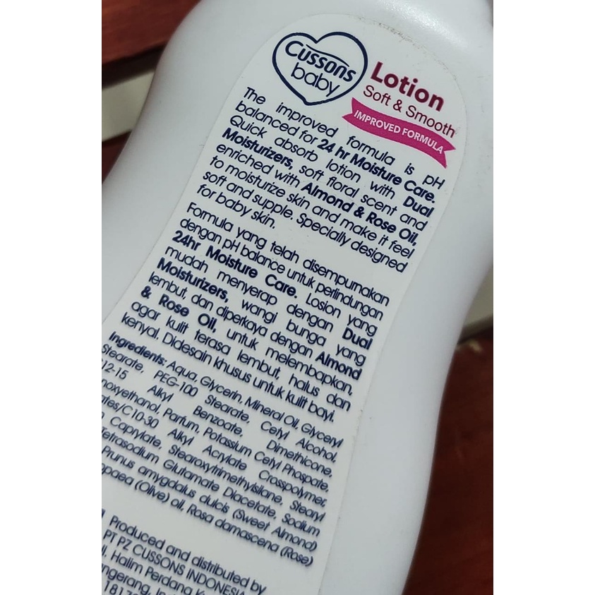 Cussons Baby Lotion Bayi Ukuran 200 ML / Soft &amp; Smooth / Fresh &amp; Nourish / Mild &amp; Gentle