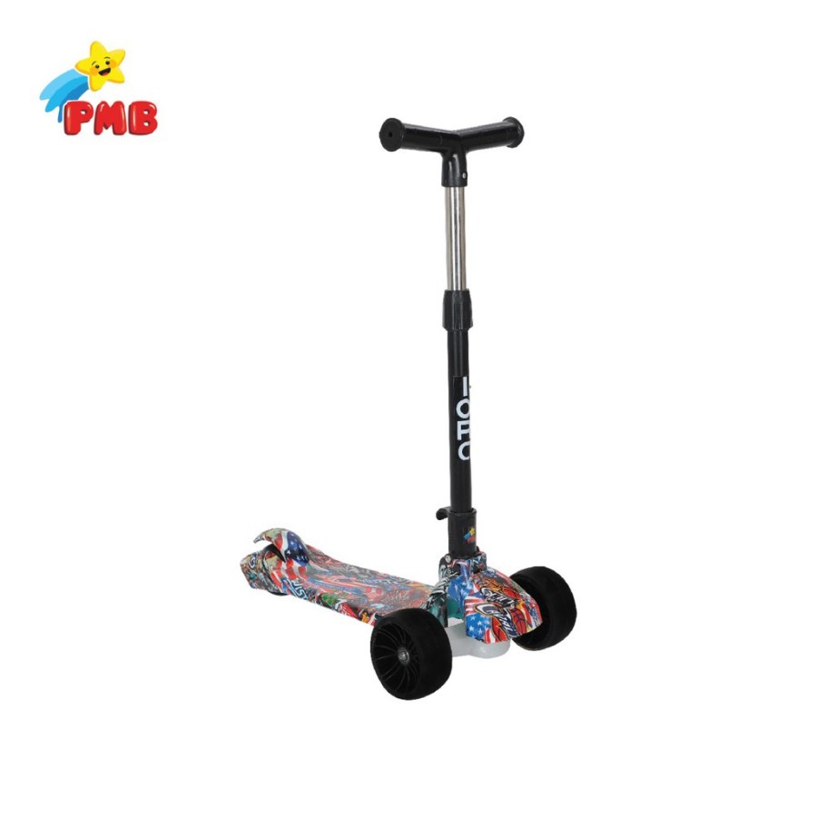 Skuter Anak IORA ST07 PMB TOYS Sekuter Otoped Roda Tiga Scooter Garansi Original SNI COD-5