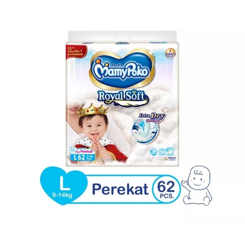 Mamypoko Tape L62 Perekat L 62